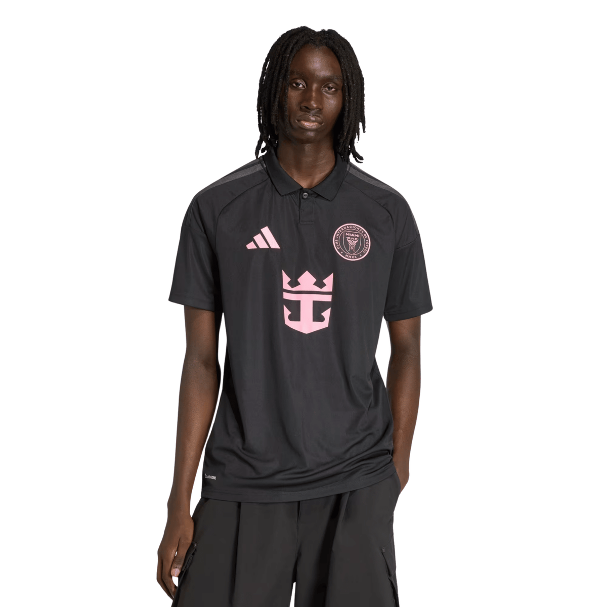 adidas Men's Suarez Inter Miami CF 26/27 Away Jersey (Black/Pink)