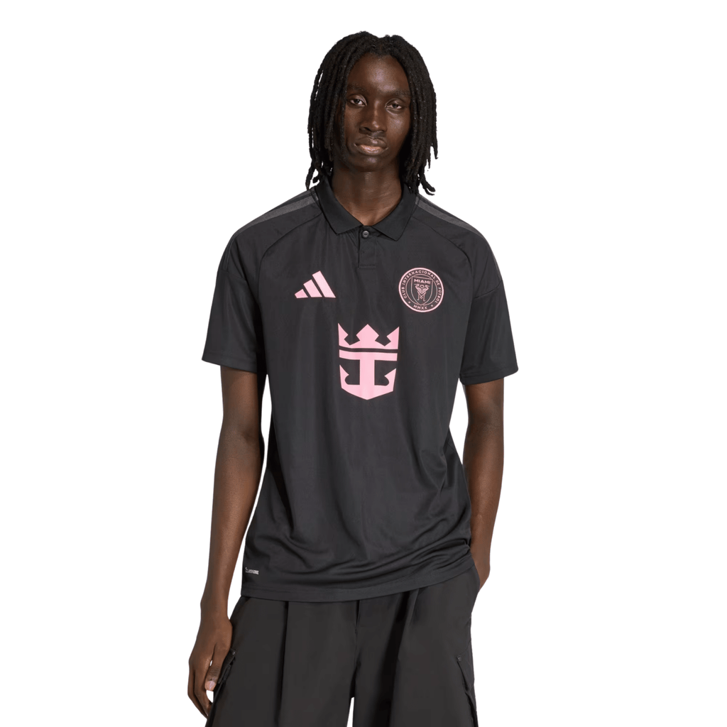 adidas Men's Kryvtsov Inter Miami CF 26/27 Away Jersey (Black/Pink)