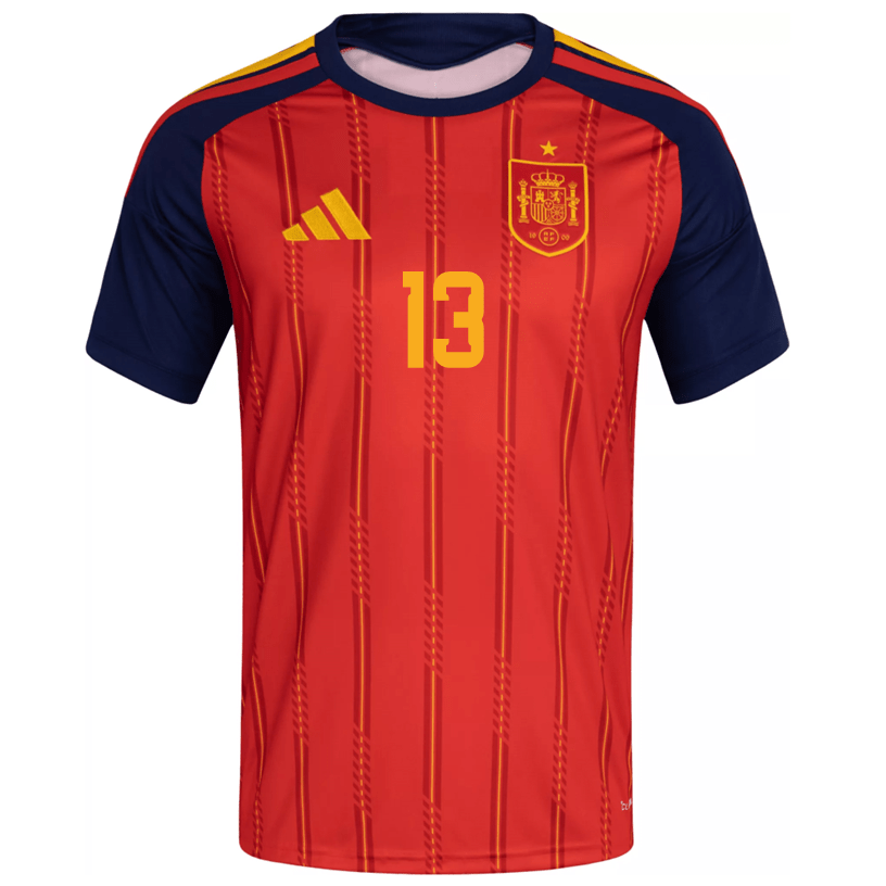 adidas Men's Raya Spain World Cup Home Jersey 2026 (Vivid Red)