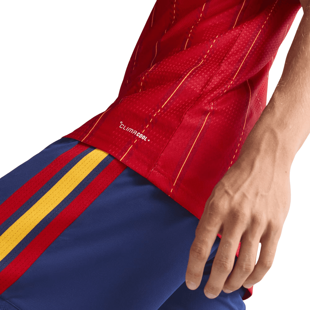 adidas Men's Fermin Spain Authentic World Cup Home Jersey 2026 (Vivid Red)