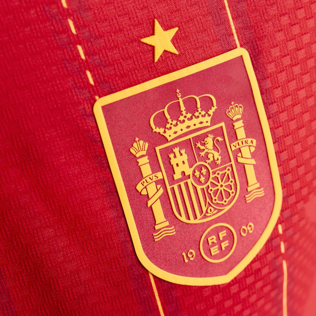 adidas Men's Fermin Spain Authentic World Cup Home Jersey 2026 (Vivid Red)