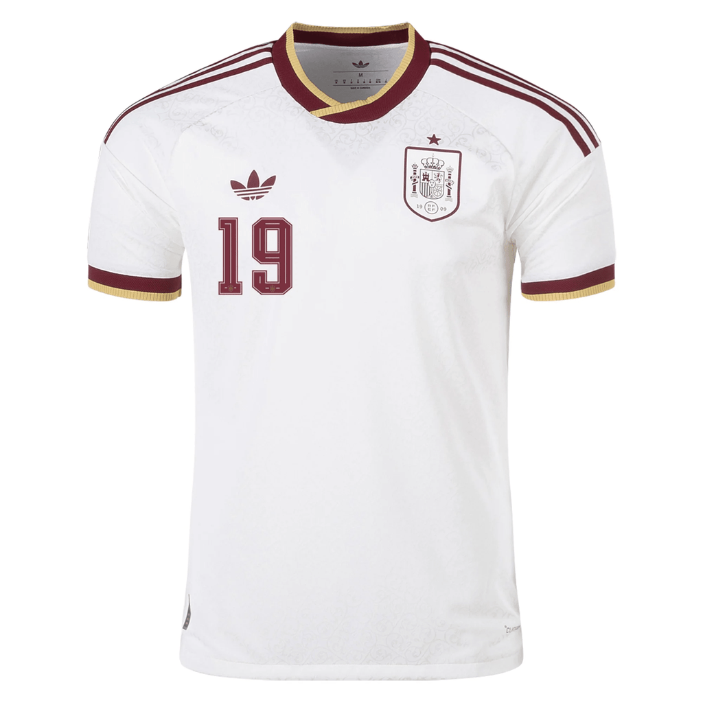 adidas Men's Spain Authentic Lamine Yamal Away Jersey 2026 (White)