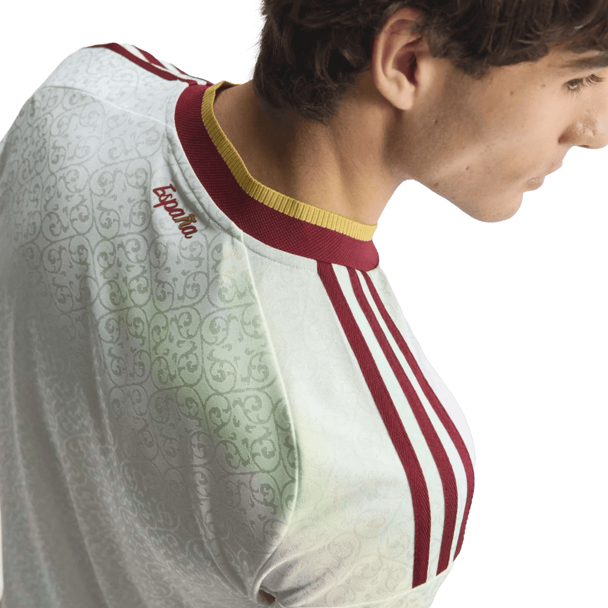 adidas Men's Spain Authentic Lamine Yamal Away Jersey 2026 (White)