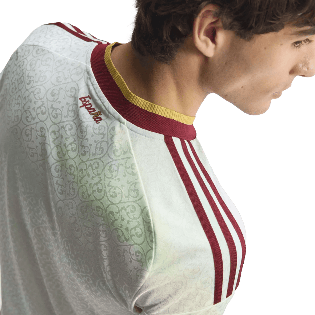adidas Men's Spain Authentic Martín Zubimendi Away Jersey 2026 (White)