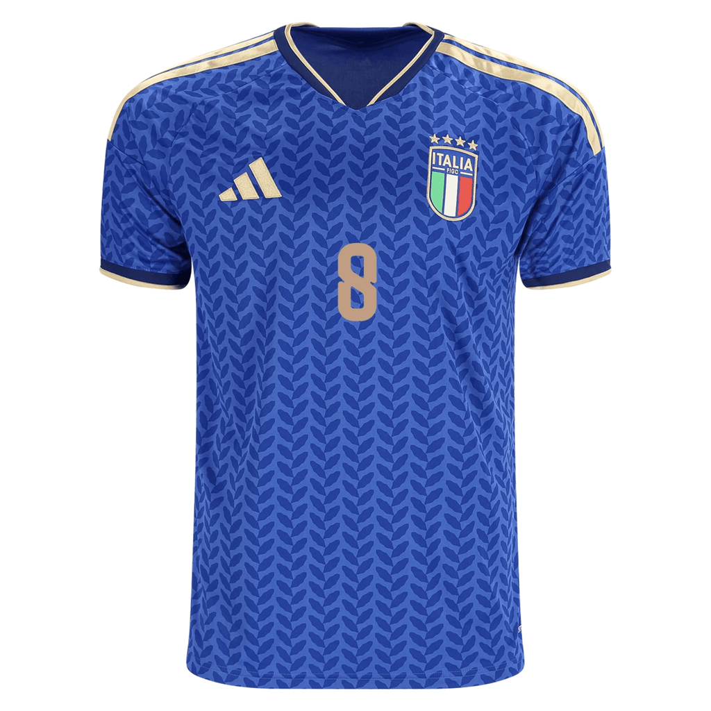 adidas Men's Tonali Italy Home Stadium Jersey 2026 (Bold Blue)