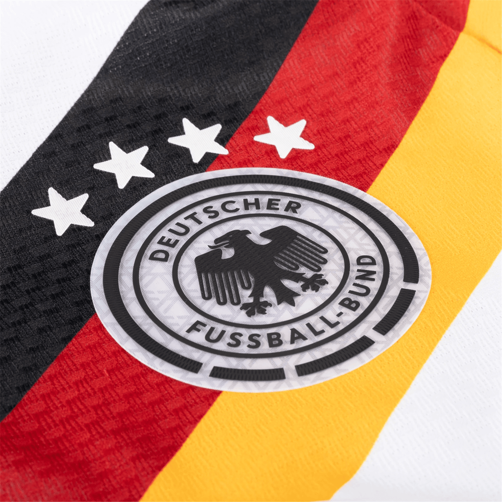 adidas Men's Muller Germany Authentic Home World Cup Jersey 2026 (White/Black)