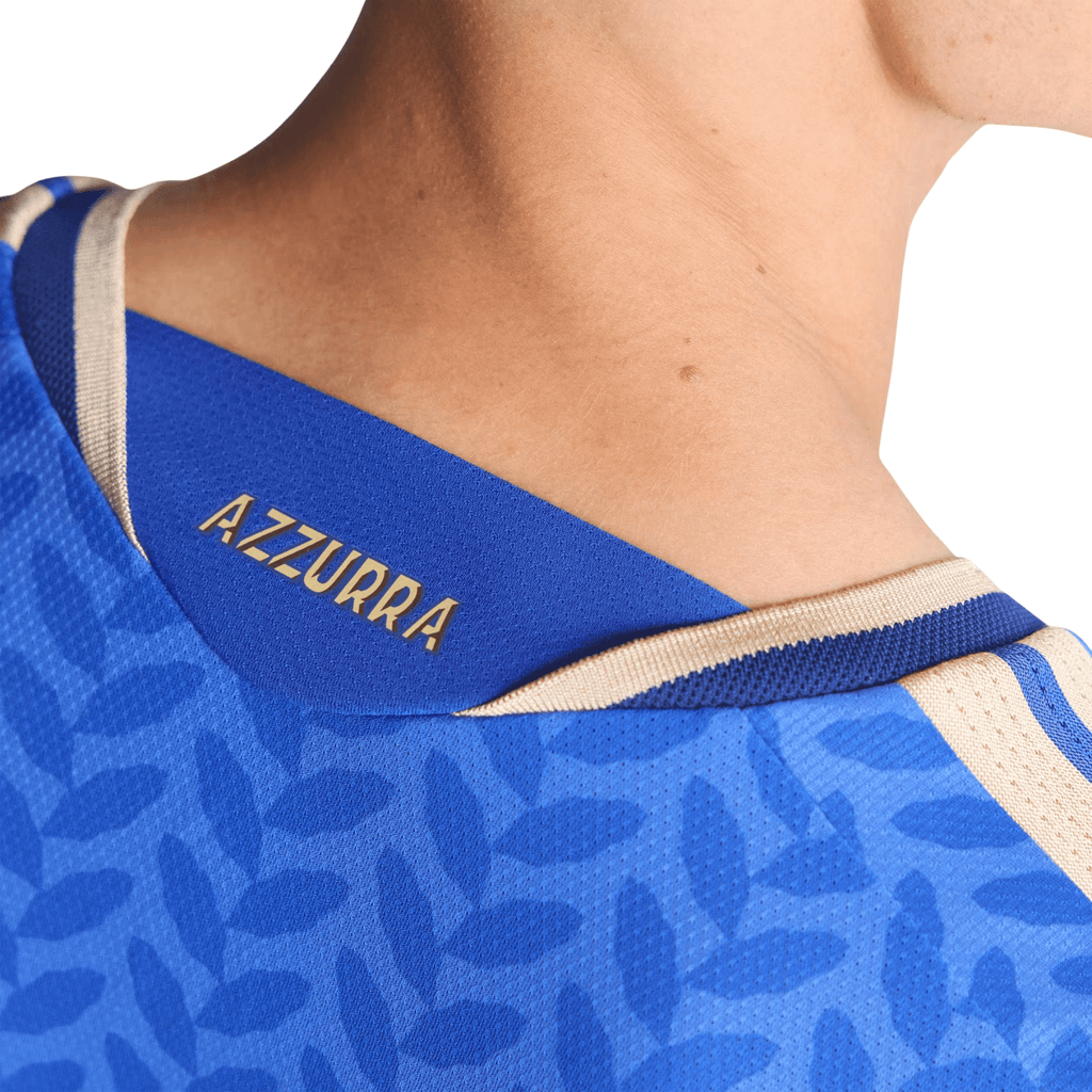 adidas Men's Politano Italy 2026 Authentic Home Jersey (Bold Blue)