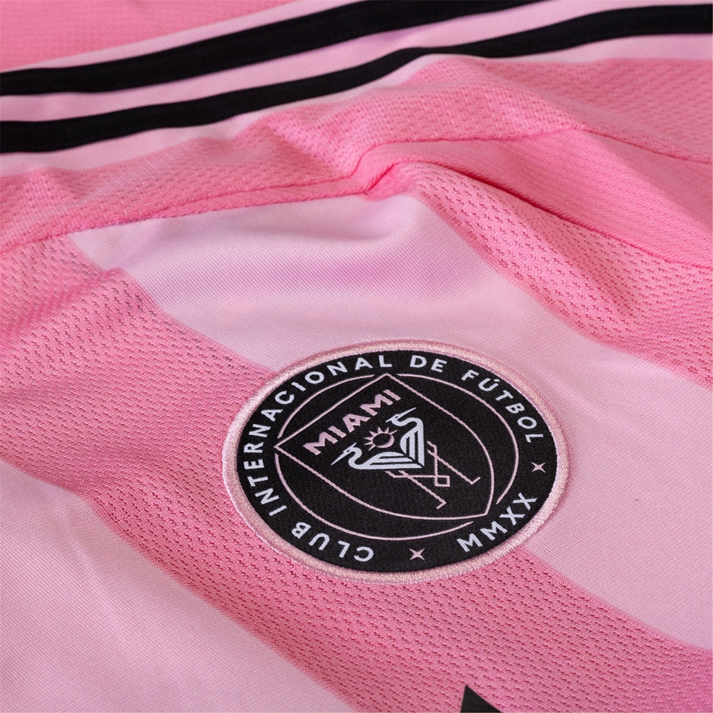 adidas Tadeo Allende Inter Miami CF Authentic Home Jersey 25/26 w/ MLS Patches + Sponsor (Easy Pink)