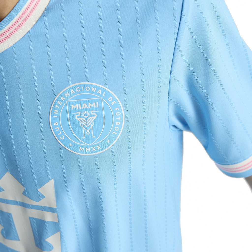 adidas Morales Inter Miami Authentic Third Jersey 25/26 (Blue/Pink)