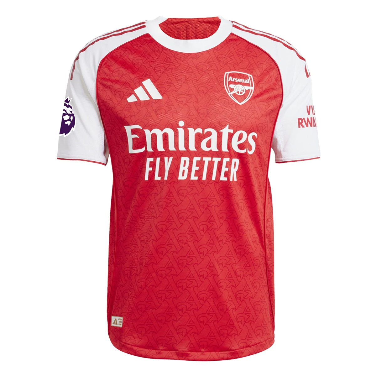 adidas Reiss Nelson Arsenal FC Authentic Home Jersey 25/26 w/ EPL Patch (Better Scarlet/White