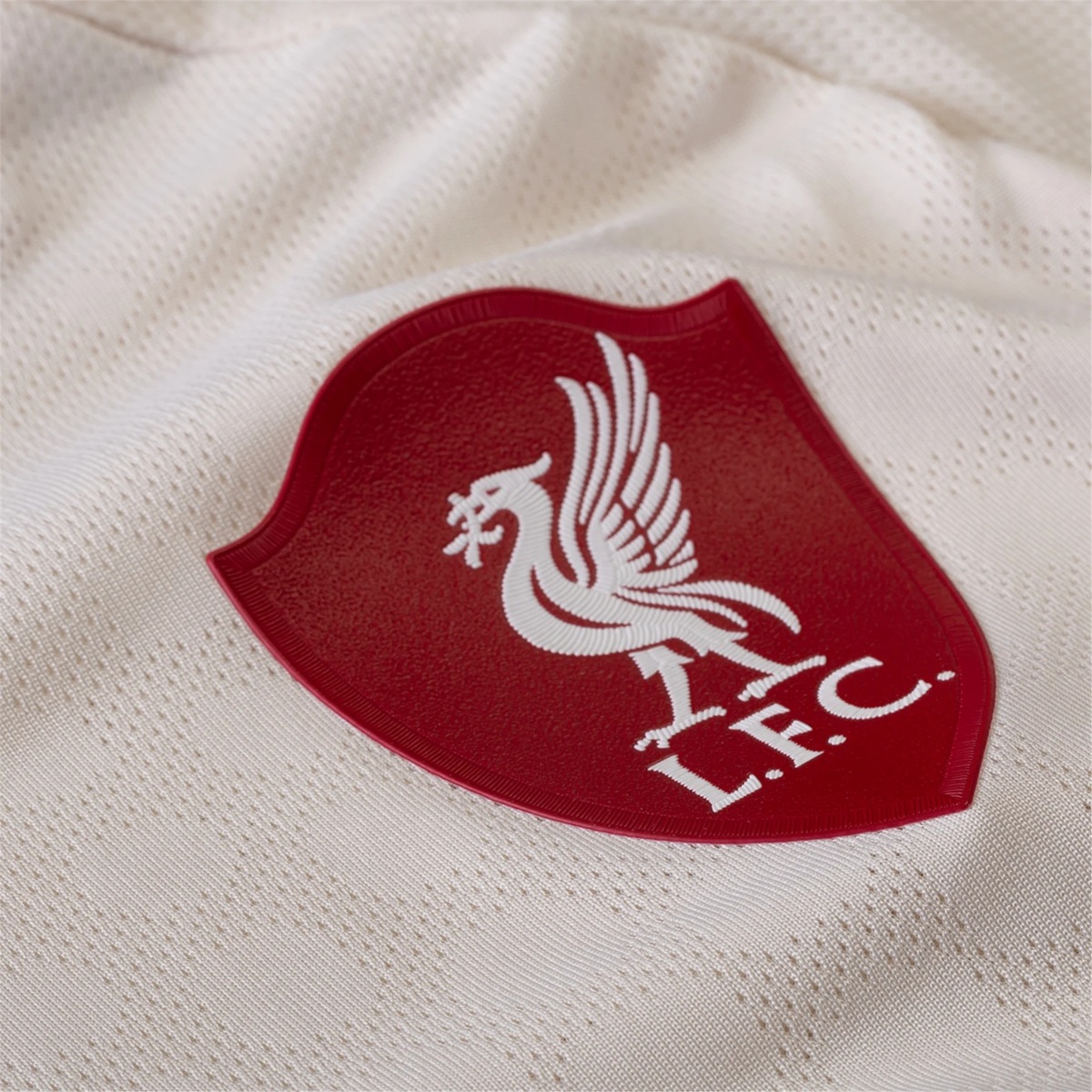 adidas Men's Liverpool Authentic Endo Away Jersey w/ Champions League Patches 25/26 (Wonder White)