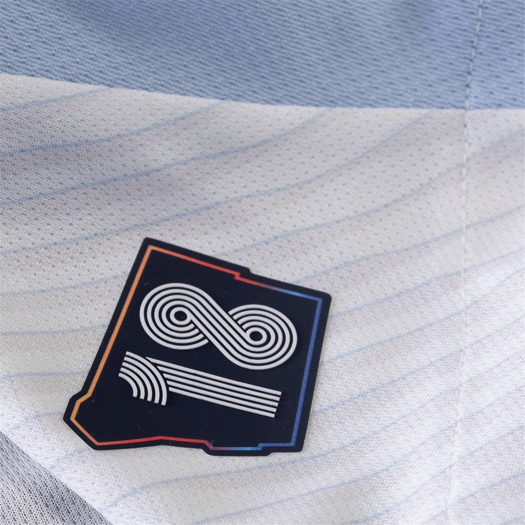 adidas San Diego FC Authentic Jeppe Tverskov Away Jersey 25/26 w/ MLS & Apple Patch (White)