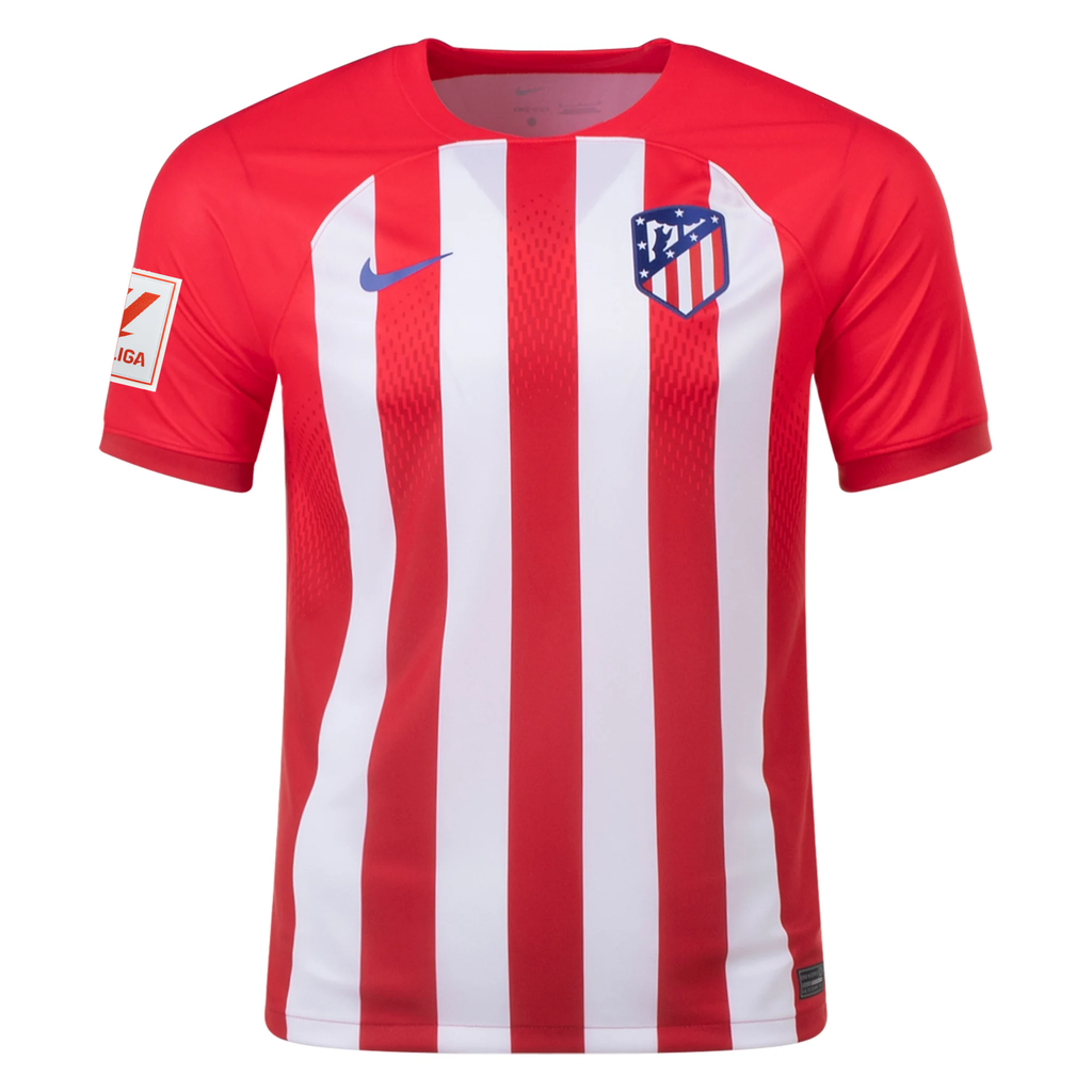 Nike Atletico Madrid José María Giménez Home Jersey w/ La Liga Patch 23/24 (Sport Red/Global Red)