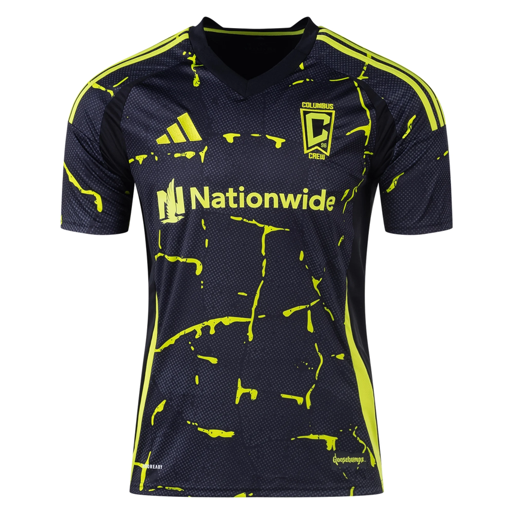 adidas Columbus Crew Cesar Ruvalcaba Away Jersey 25/26 (Black/Yellow)
