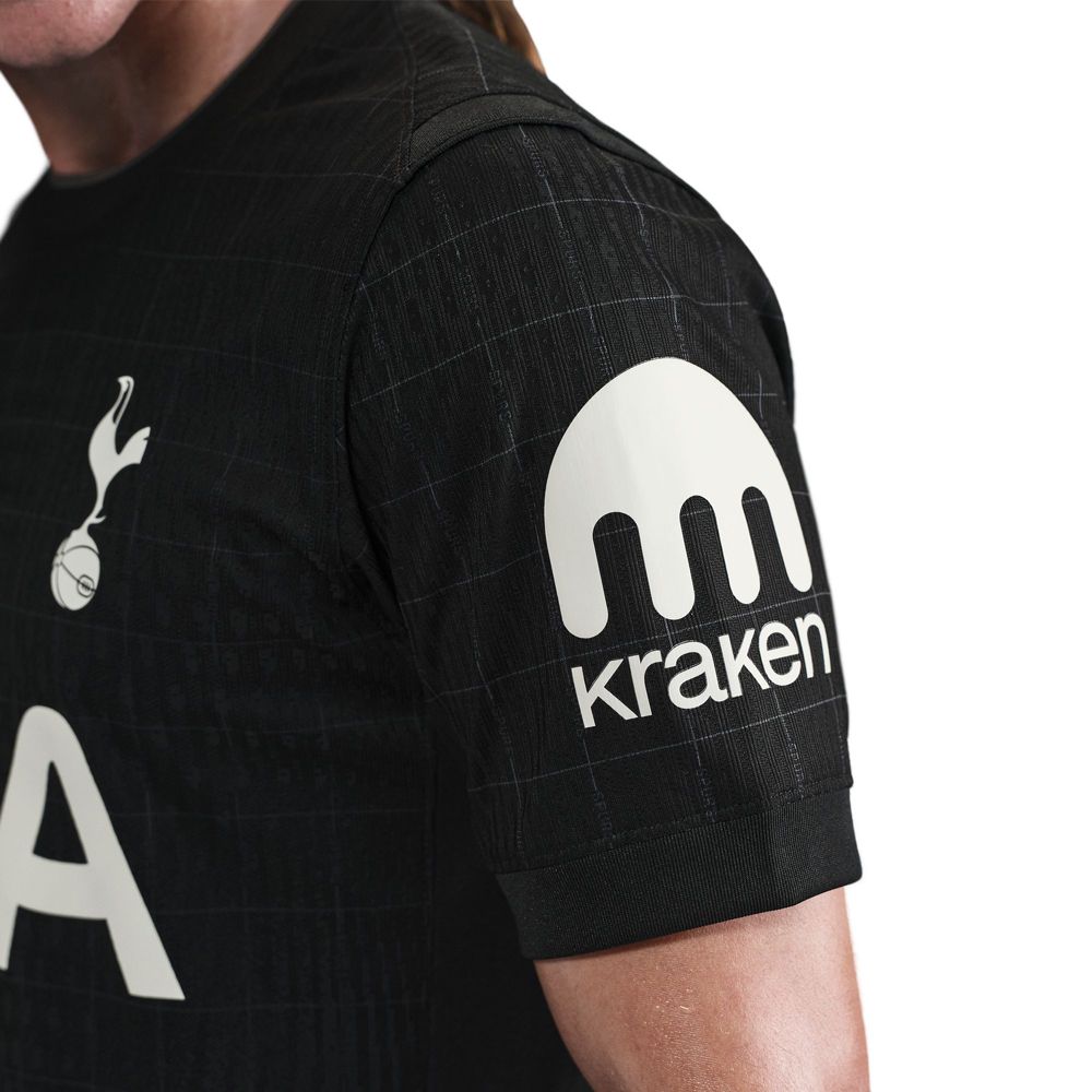 Nike Son Heung-min Tottenham Hotspur Authentic Away Jersey 25/26 w/ EPL Patch (Black/Iron)