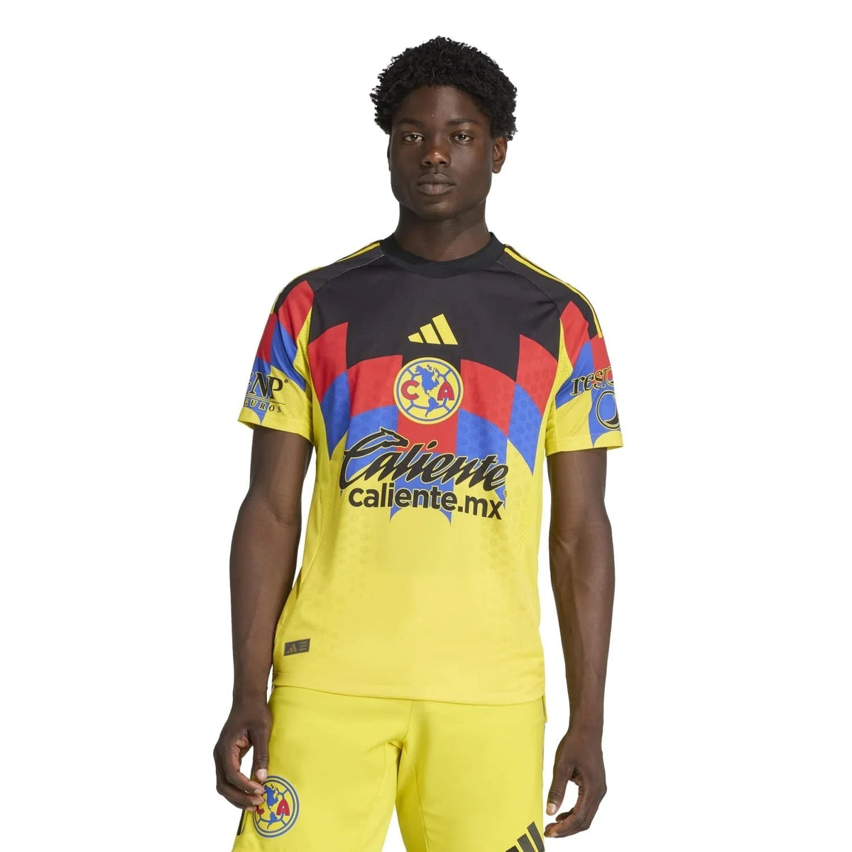 adidas C. Borja Men's Club America 25/26 Authentic Home Jersey (Yellow)