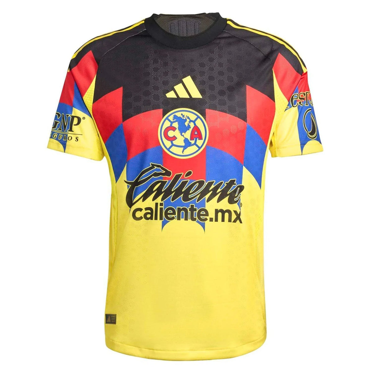 adidas Brian Rodriguez Men's Club America 25/26 Authentic Home Jersey (Yellow)