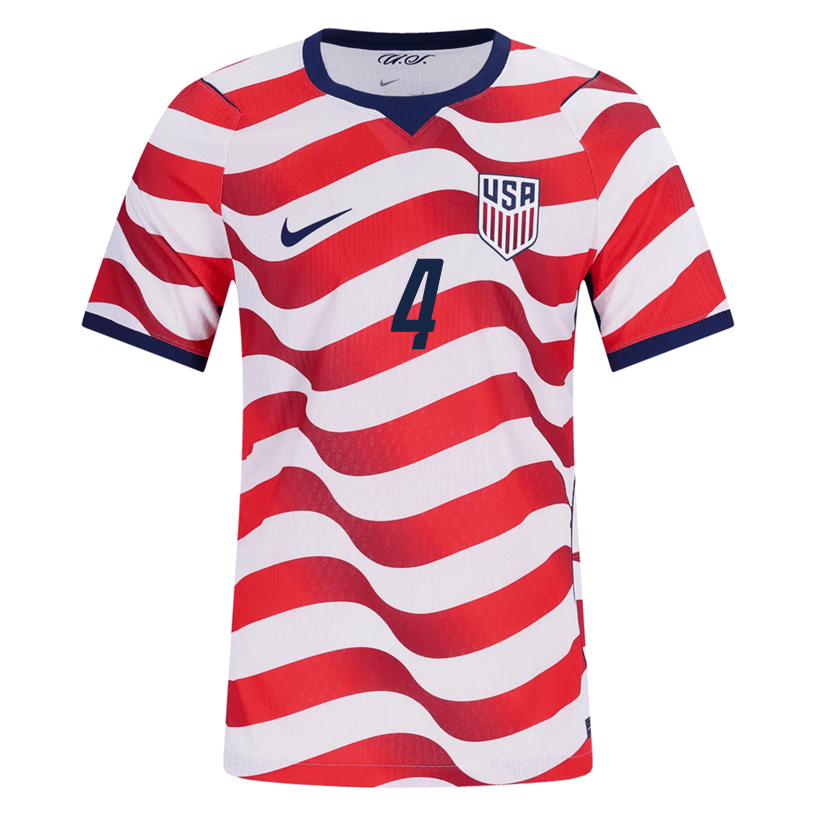 Nike Mens Adams United States Match Authentic Home Jersey 2026 (Sail/Midnight Navy)