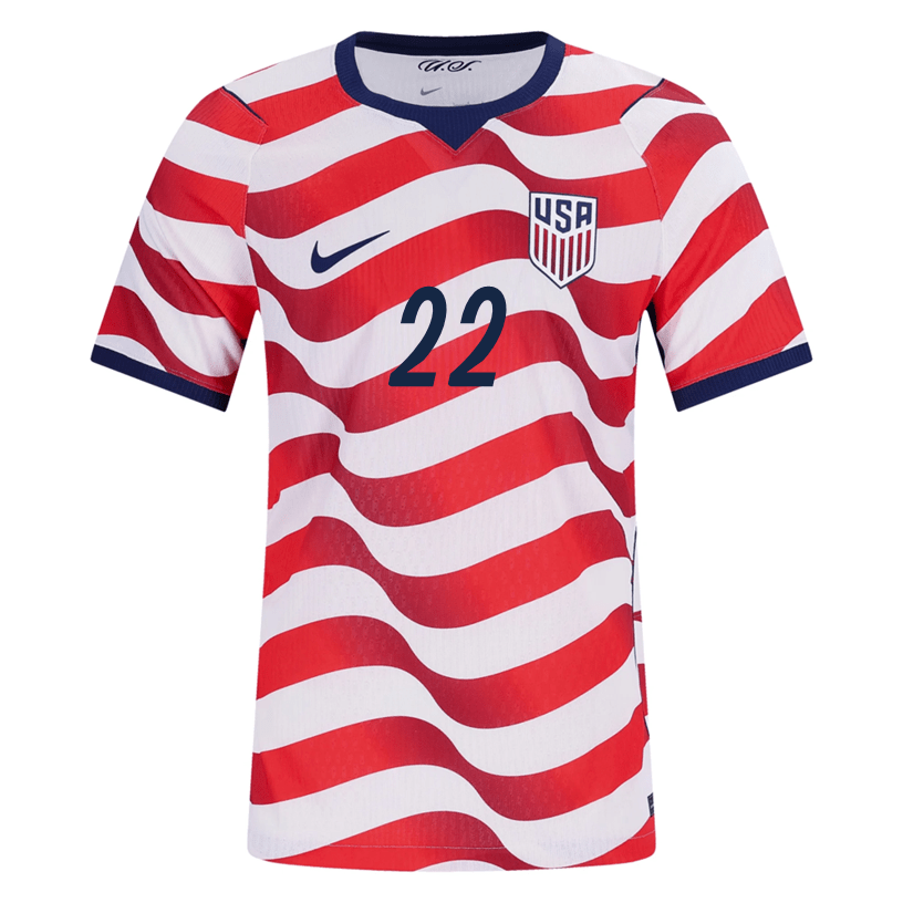 Nike Mens De la Torre United States Match Authentic Home Jersey 2026 (Sail/Midnight Navy)