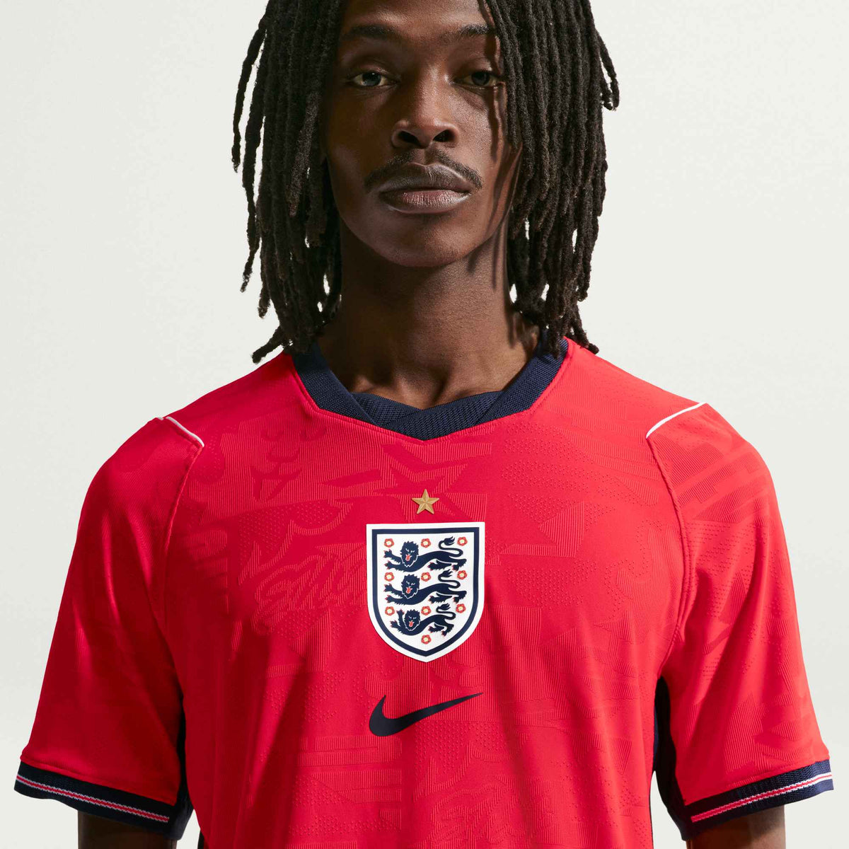 Nike Men's England 2026 Match Authentic Aero-FIT Away Jersey (Speed Red/Obsidian)