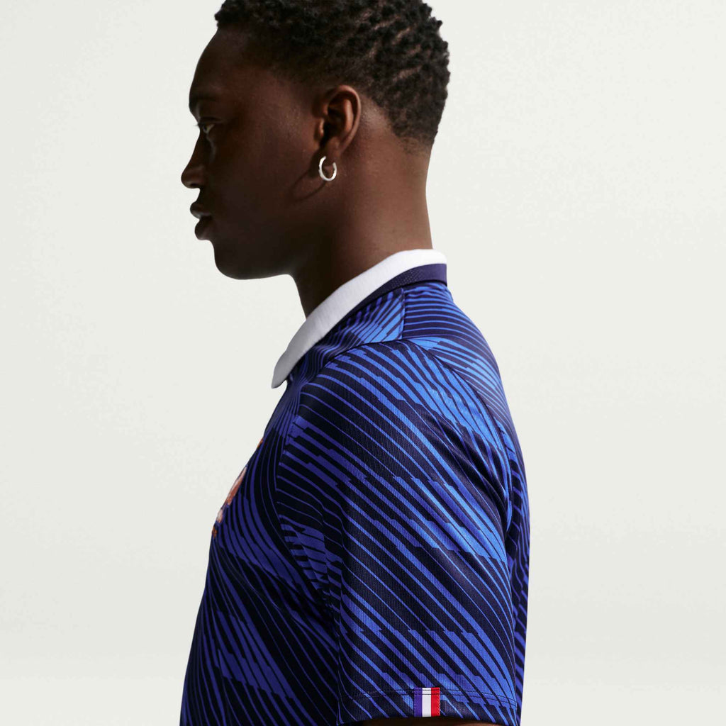 Nike Men's France Désiré Doué Home Stadium Jersey 2026 (Game Royal/Metallic Copper)