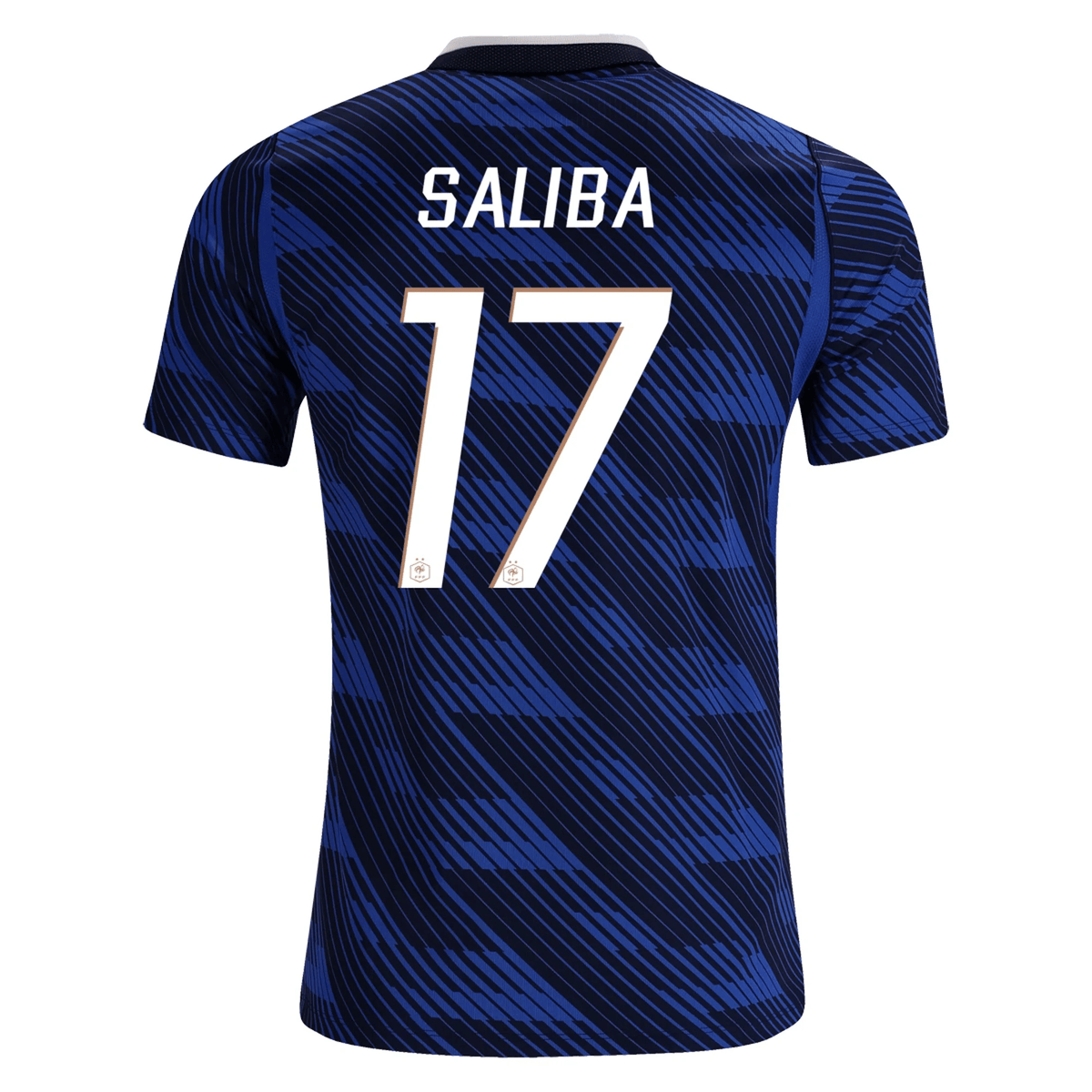 Nike Men's France William Saliba Home Stadium Jersey 2026 (Game Royal/Metallic Copper)