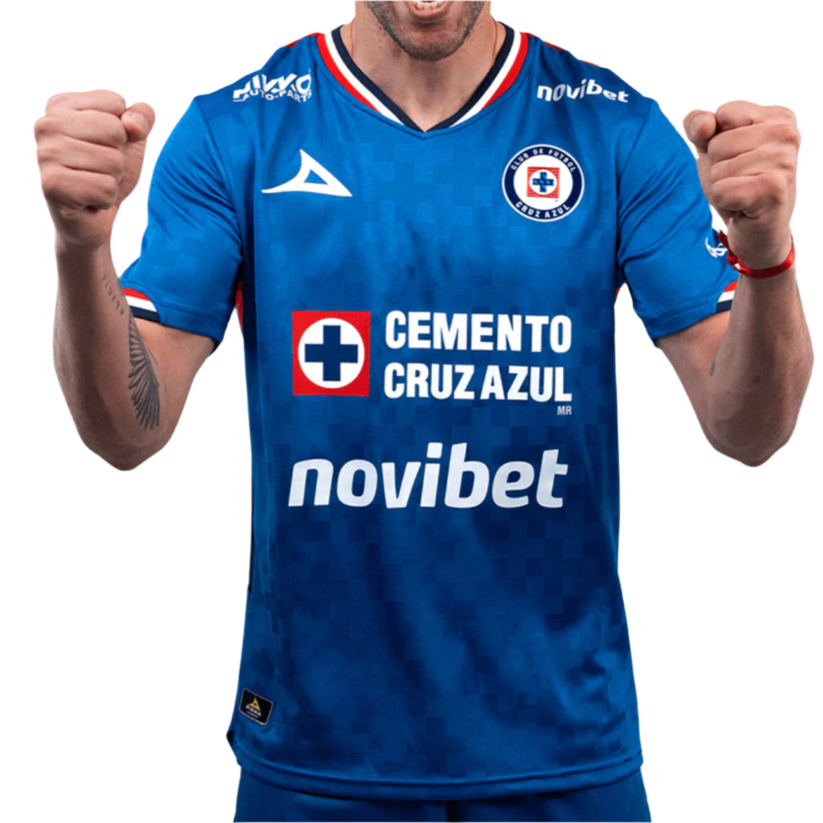 Pirma Men's Lorenzo Faravelli Cruz Azul Home Jersey 25/26 (Blue)