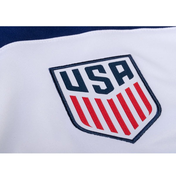 Nike United States Brenden Aaronson Home Long Sleeve Jersey 22/23 (White/Loyal Blue)